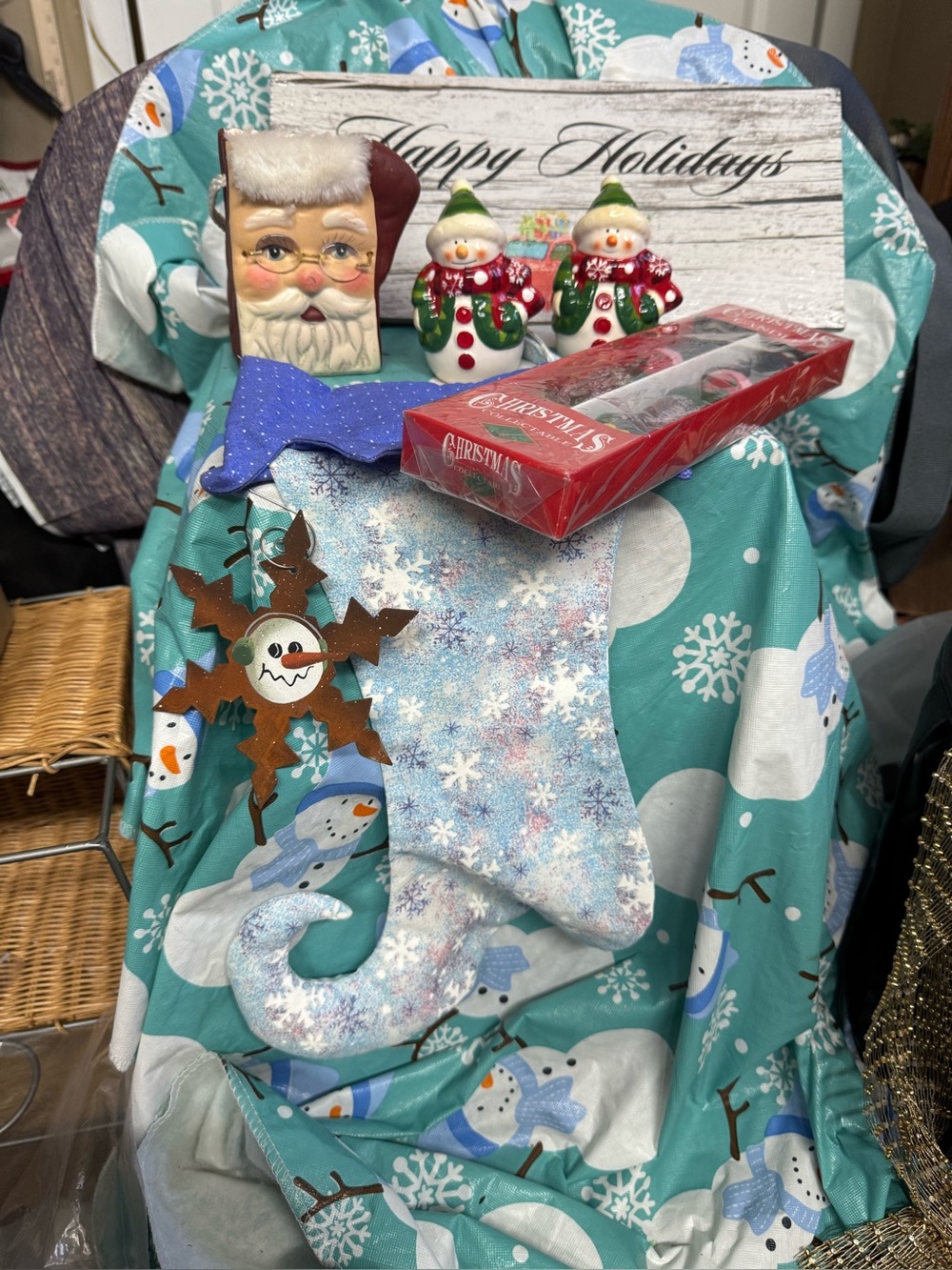 Vintage holiday items 7 pieces